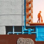 Impermeabilización de muros enterrados: por qué el drenaje es crucial